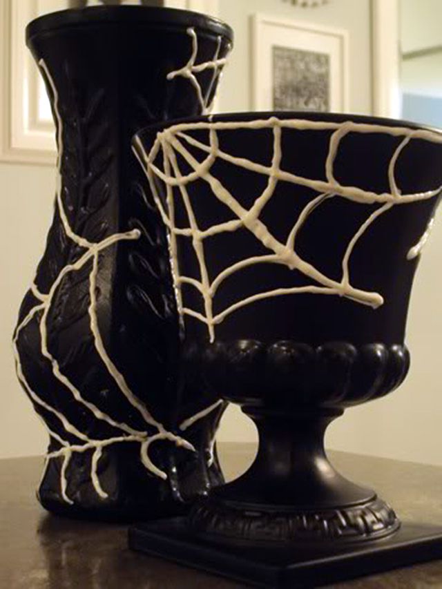 Spider Web Urns and Vases