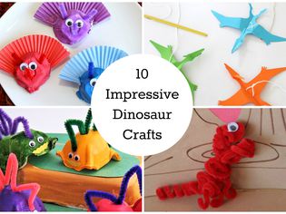 10个令人印象深刻的恐龙工艺品