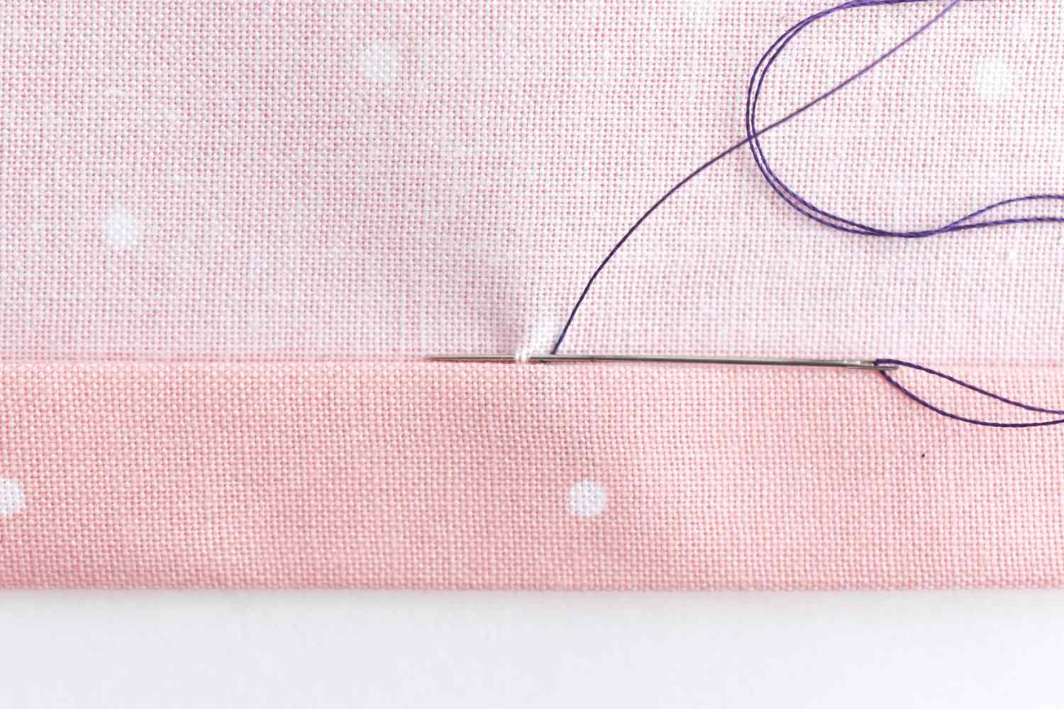 Take a Tiny Stitch Through the Front of the Fabric