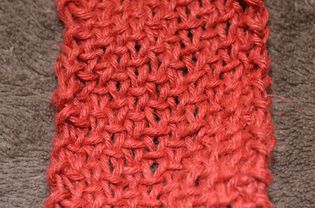 linen stitch is a pretty, easy, textured stitch patternt that looks woven.
