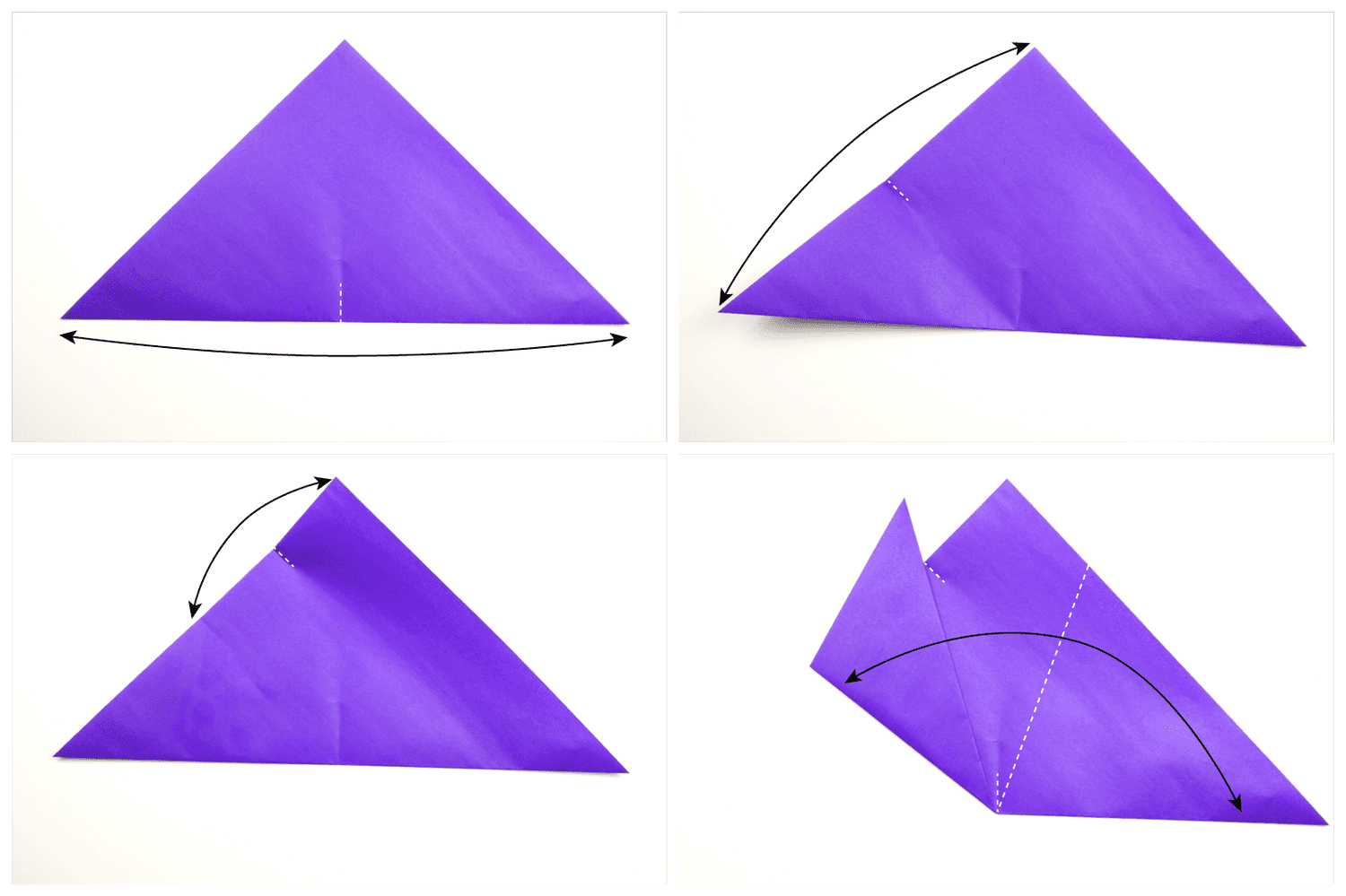 将纸折成五边形