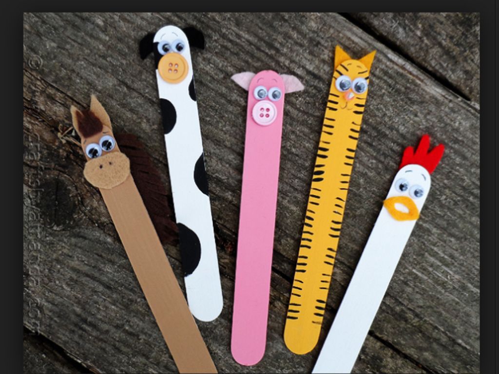 Craft Stick Farm Animals