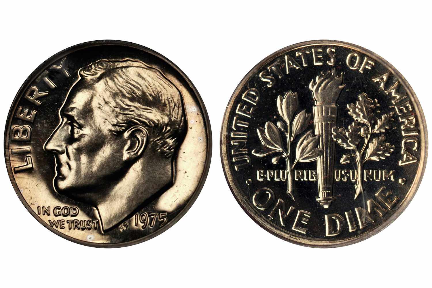 1975年无S型罗斯福硬币