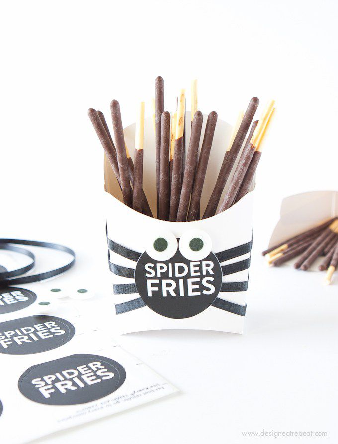 DIY蜘蛛薯条治疗盒