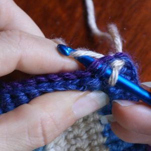 Crocheting a Slip Stitch for Joining Afghan Squares
