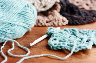 Cotton yarn for crocheting