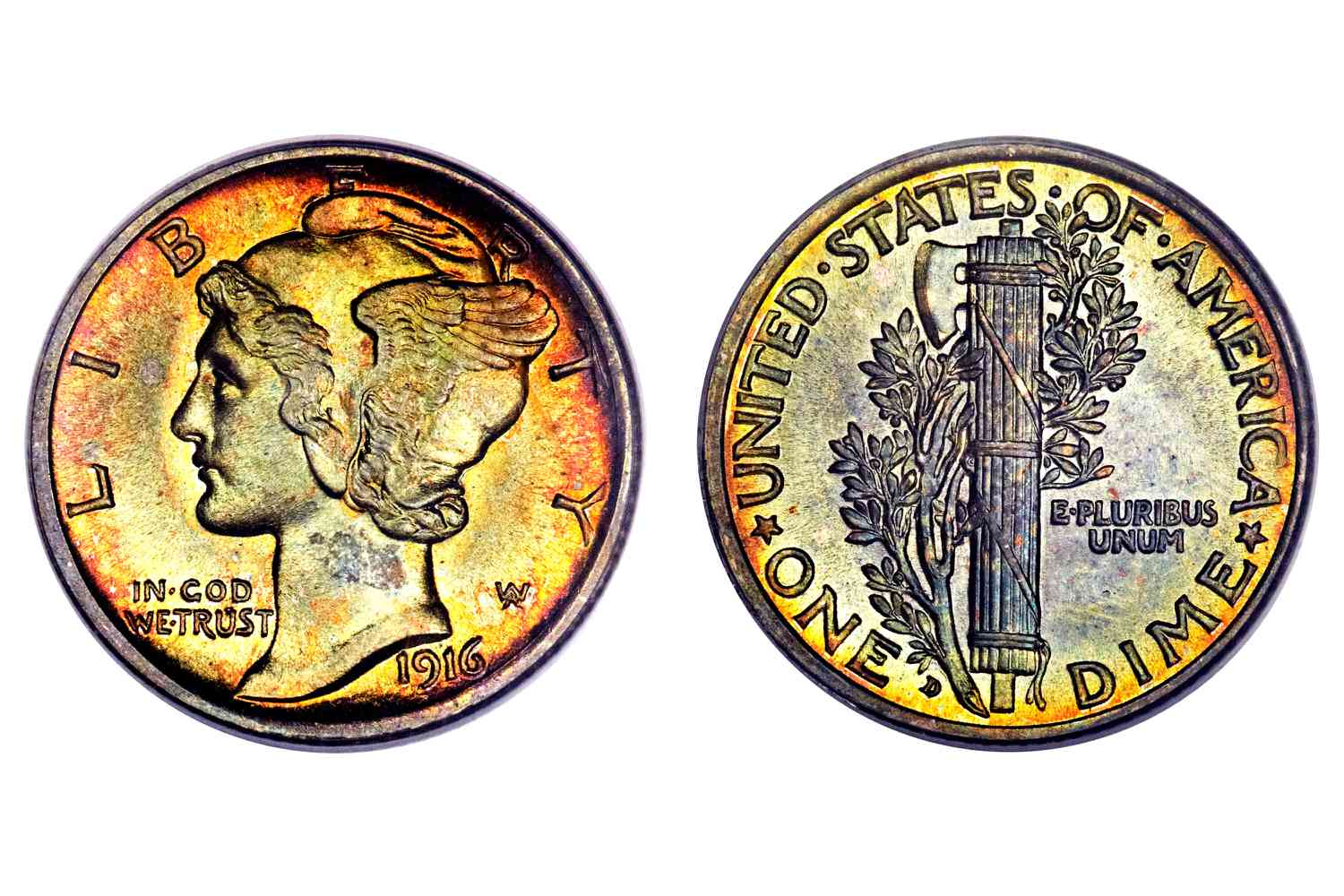 1916-D水星一角硬币