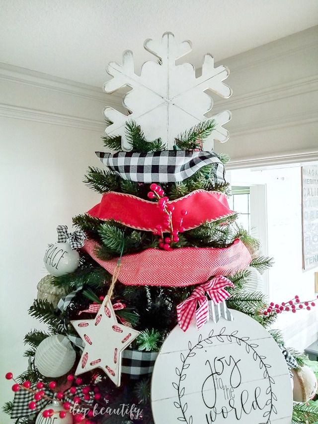 如何制作3美元的农家乐圣诞树顶饰