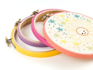 Painting Embroidery Hoops