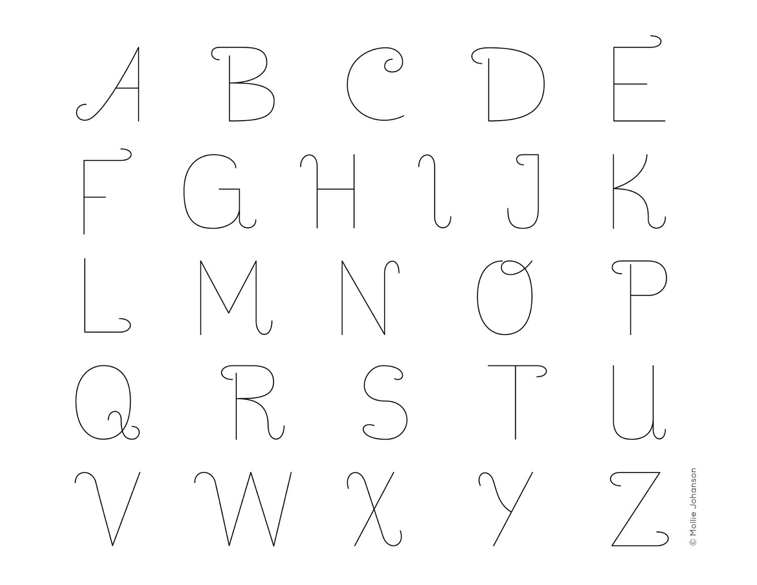 字母采样器图案