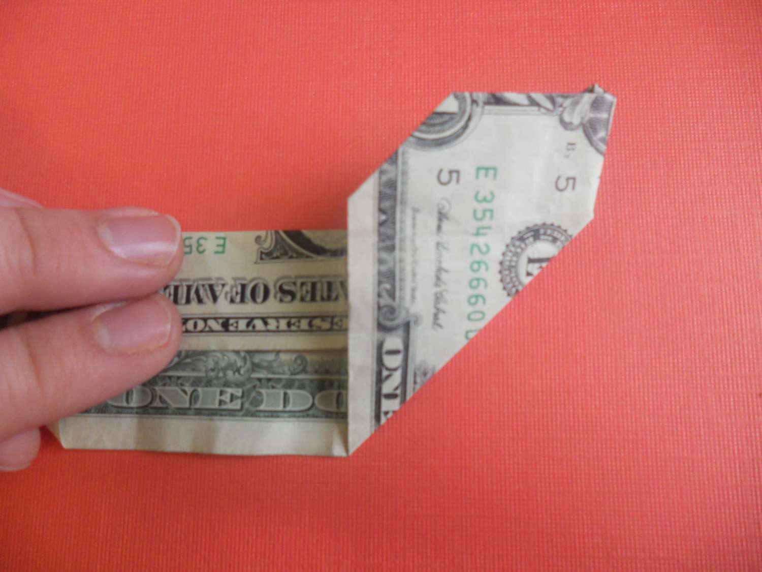 money origami heart