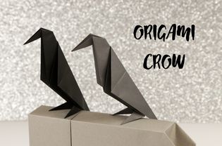 Origami Crow Tutorial 01