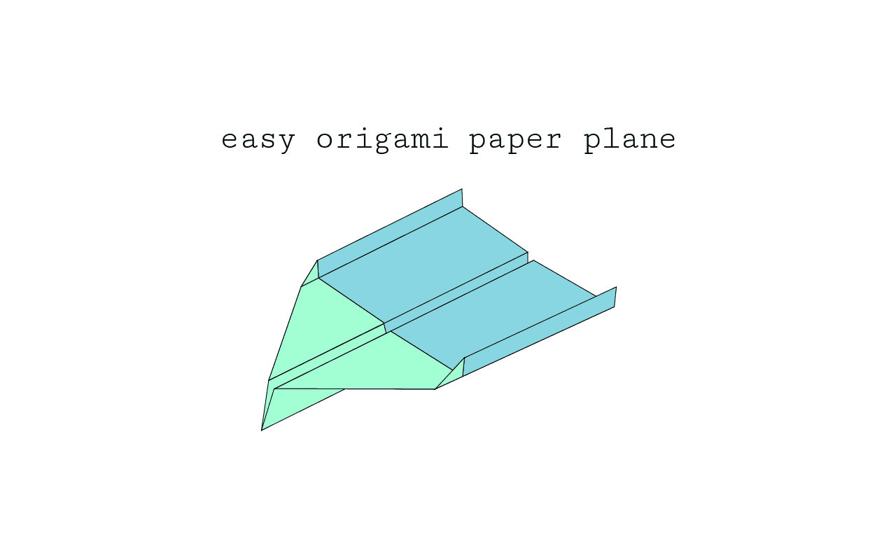 超级容易折纸平面图