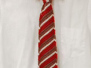 突尼斯钩针领带自由模式
