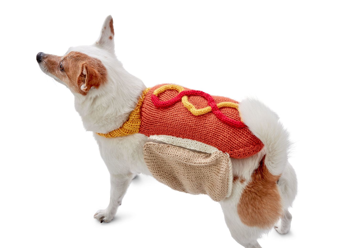 Hot Diggety Dog Costume Knitting Pattern