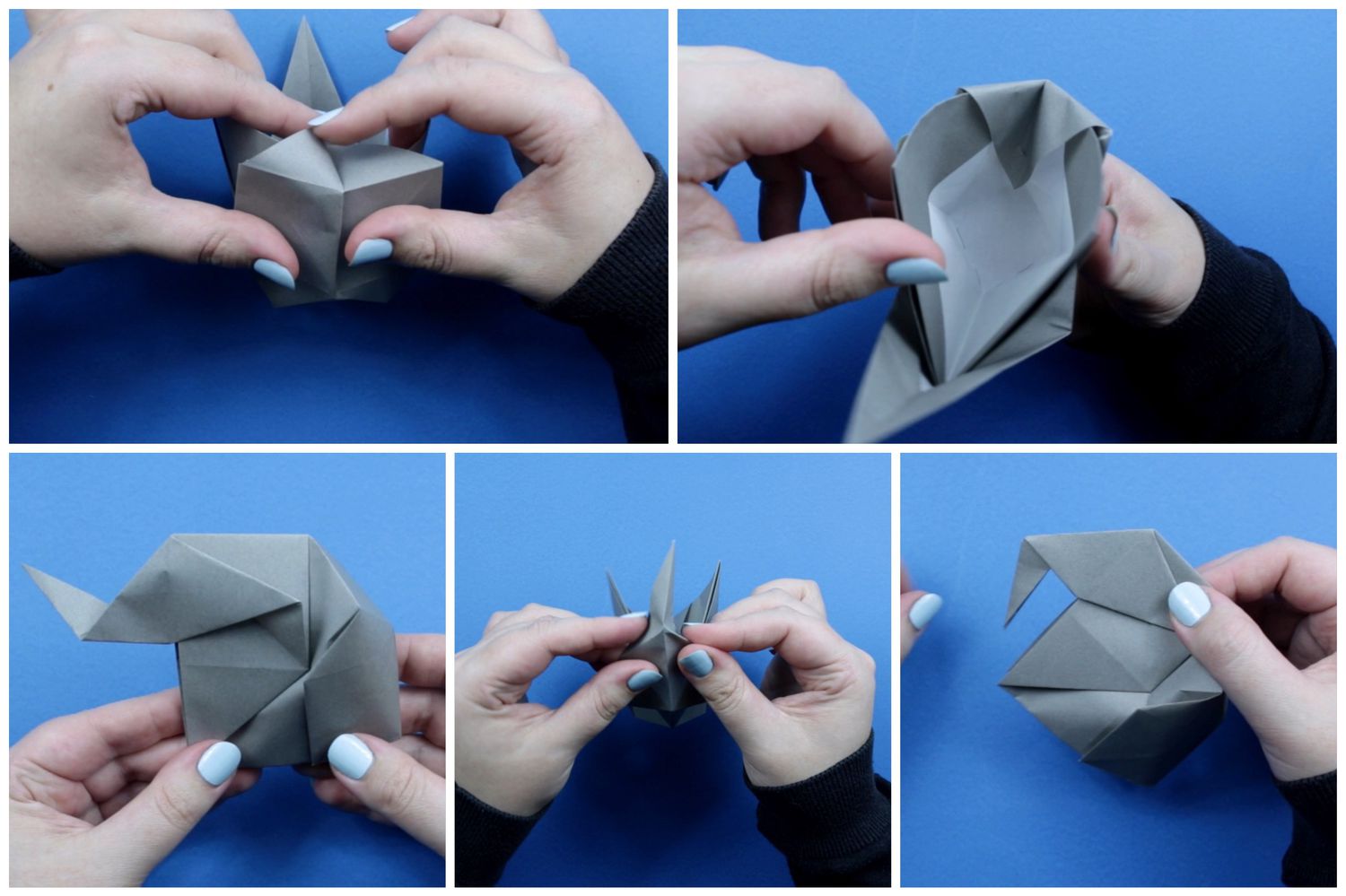 象折纸教程第十步