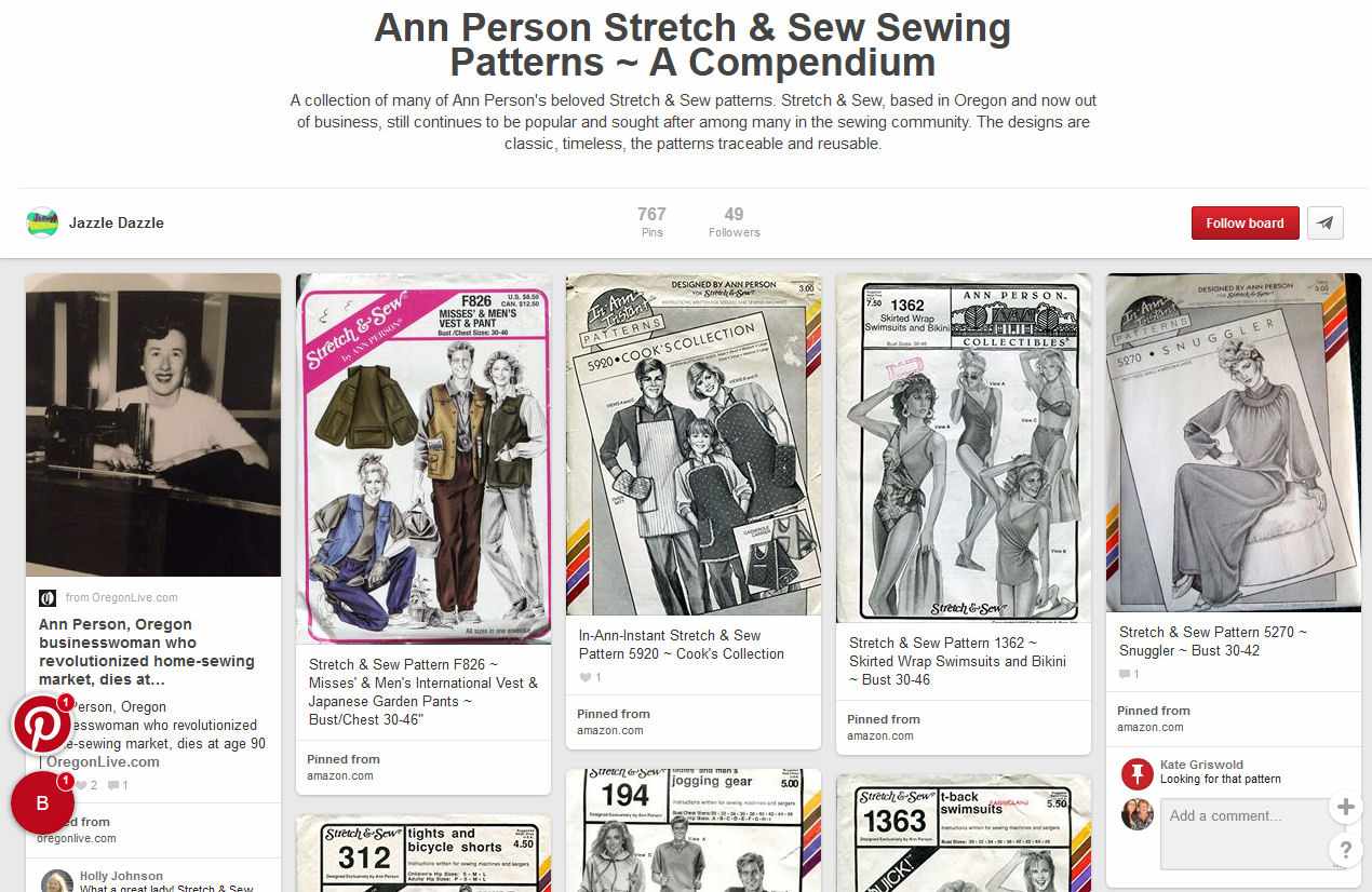 Stretch and Sew Sewing Patterns