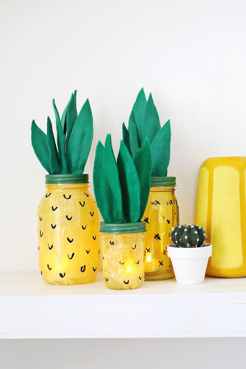DIY菠萝发光体Jar