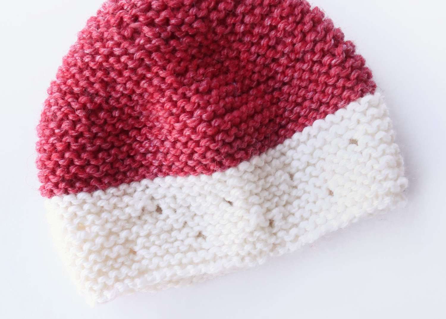 草莓种子婴儿帽子编织图案