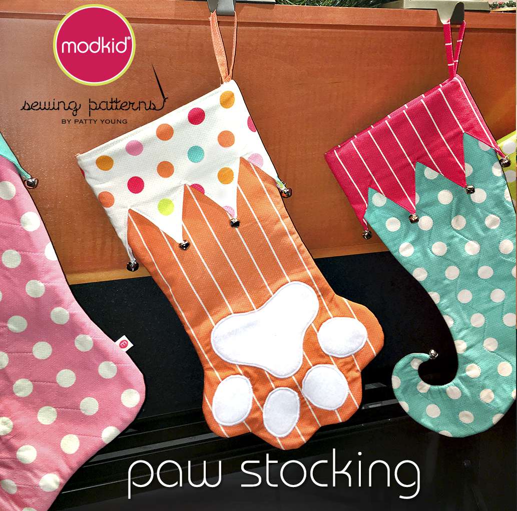Paw Stocking Sewing Pattern