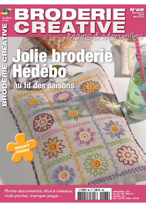 Broderie创意杂志的封面。
