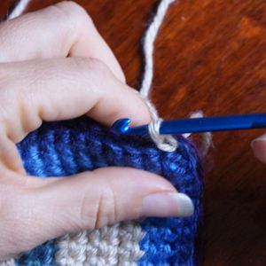 Crocheting a Slip Stitch for Joining Afghan Squares