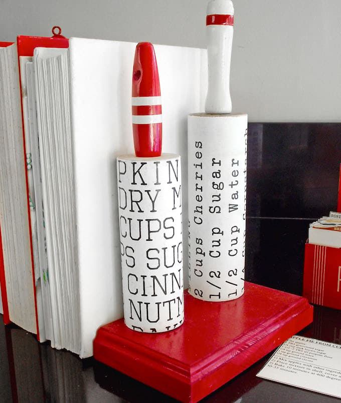 Rolling Pin Bookends