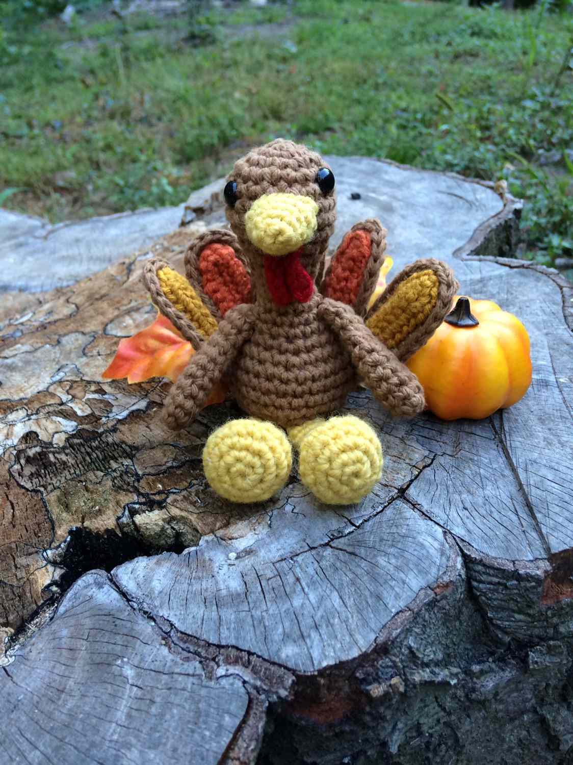 Crochet Thanksgiving Turkey Free Pattern