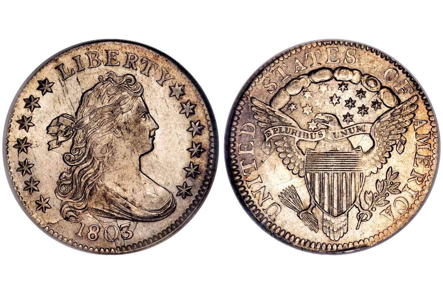 1803年半身像一角硬币