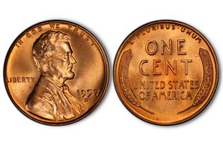 1957-D Lincoln Penny in uncirculated condition