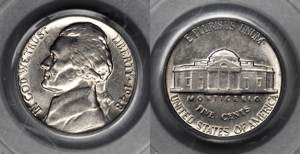 杰斐逊铸币厂等级镍-63 (MS63)
