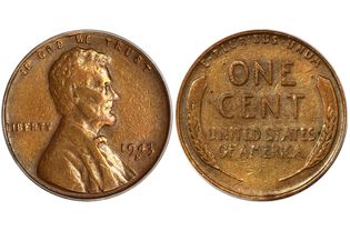 1943铜/铜林肯美分