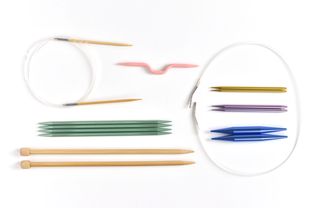 A Collection of Different Types of Knitting Needles
