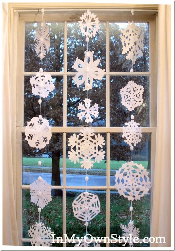 snowflake curtain