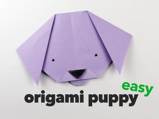 简单的折纸小狗指令