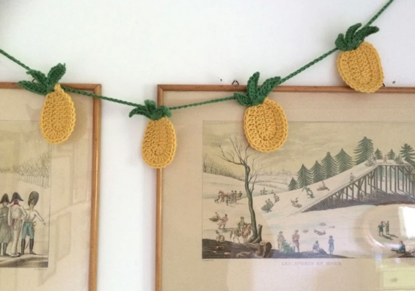 菠萝编织花环