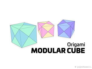 easy origami modular cube instructions 01