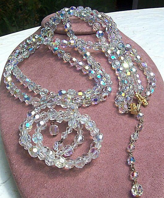 Alice Caviness Crystal Necklace & Bracelet Set