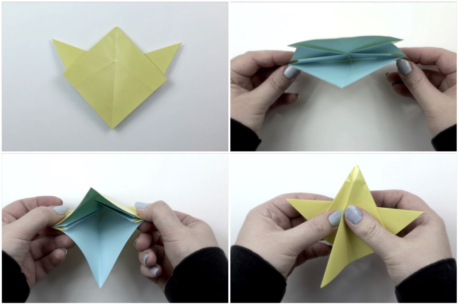 简单的折纸星教程05