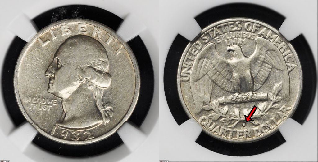 1932年代美国银硬币季度关键日期