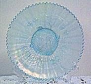 诺斯伍德狂欢节玻璃草莓冰蓝色盘子