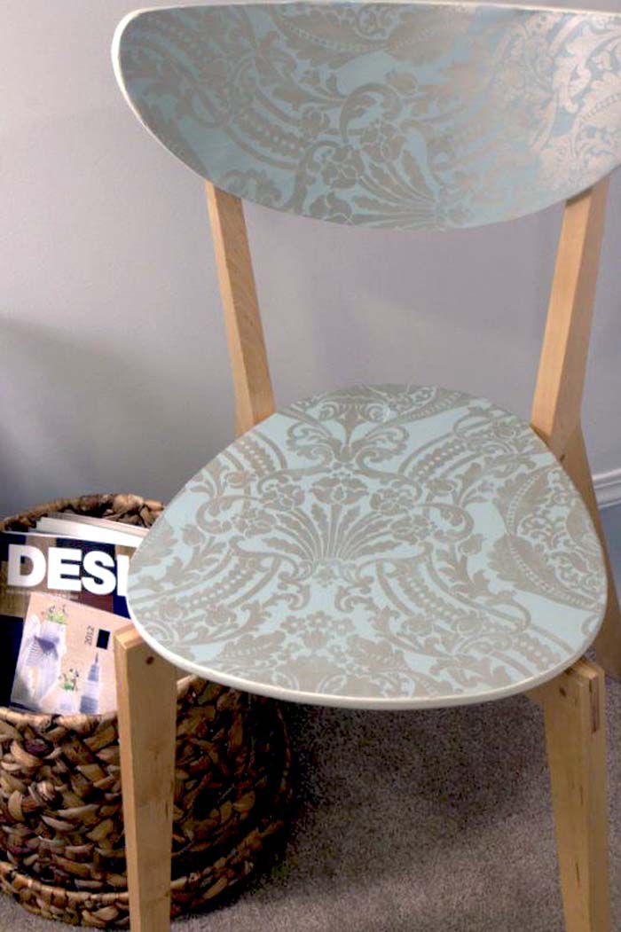 剪纸装饰宜家的椅子