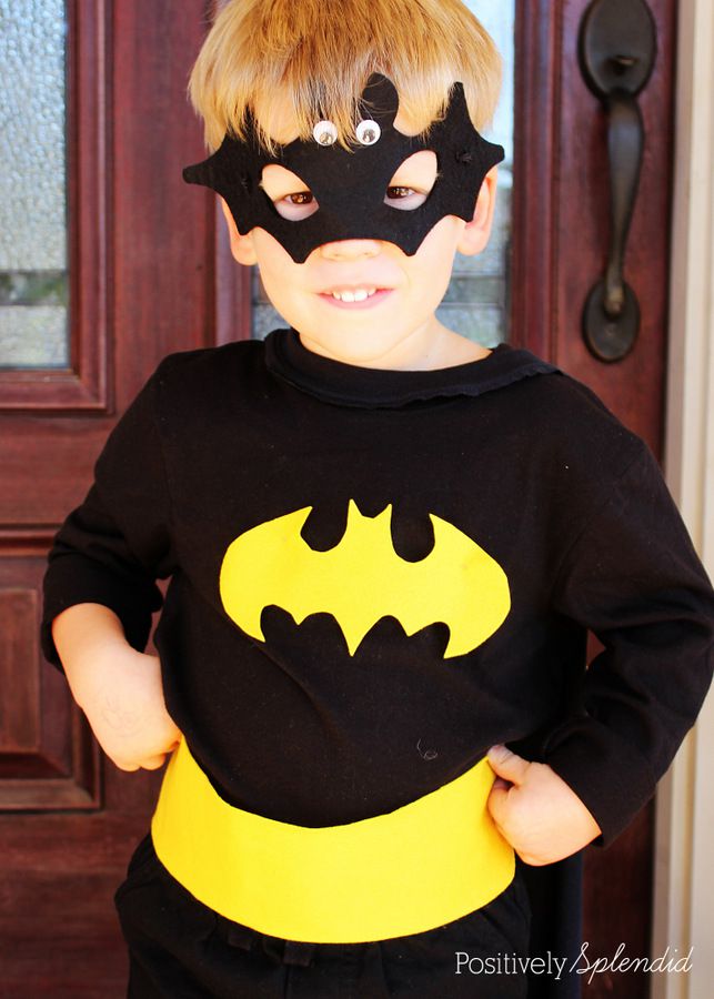 自制超级英雄蝙蝠侠服装