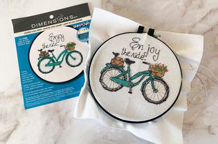 Enjoy the Ride Cross Stitch Kit