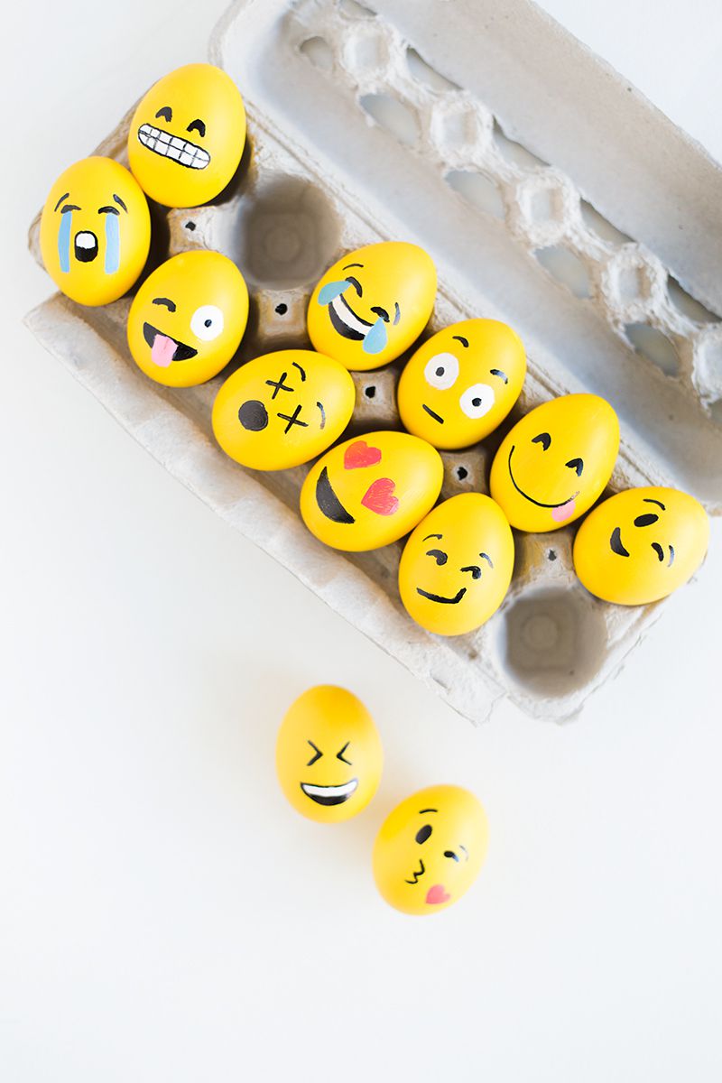 DIY Emoji复活节彩蛋