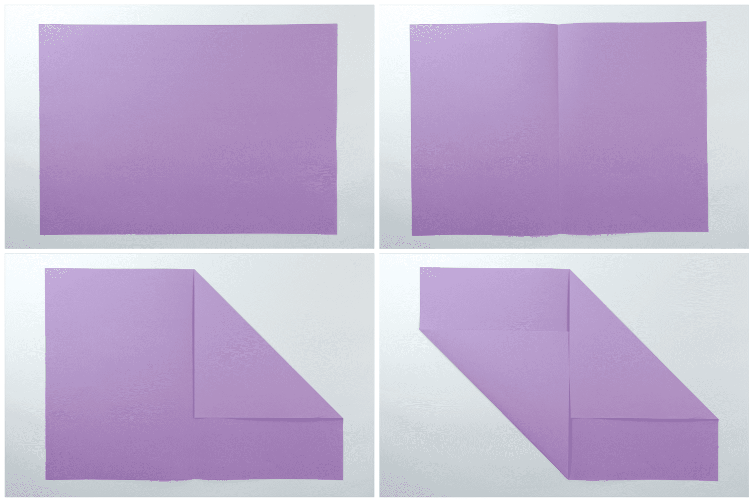 折纸字母折叠步骤1
