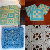 Crocheted Squares and Granny Squares