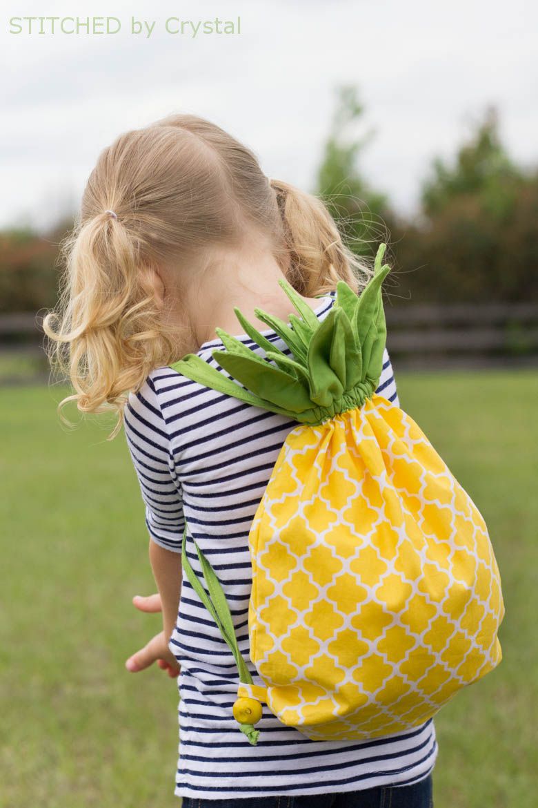 DIY菠萝拉带背包