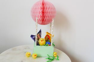 DIY热气球复活节篮子