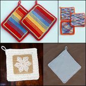 Free Patterns for Crocheting Potholders